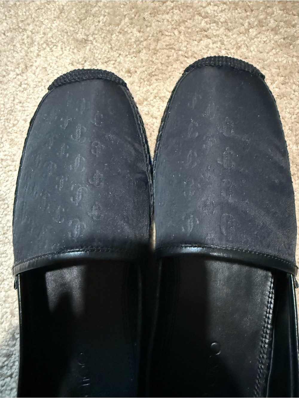 Black Jimmy Choo Slip-On Espadrilles
